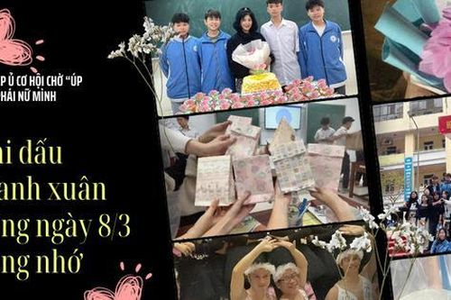 Năng lượng 8/3 'dễ huông': Teen nhận quà 'xịn', các thầy hóa thành 'thiên nga trắng'