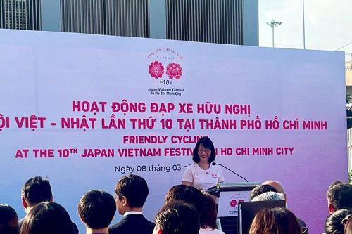 TP Hồ Chí Minh khai mạc chương trình đạp xe hữu nghị Việt - Nhật năm 2025