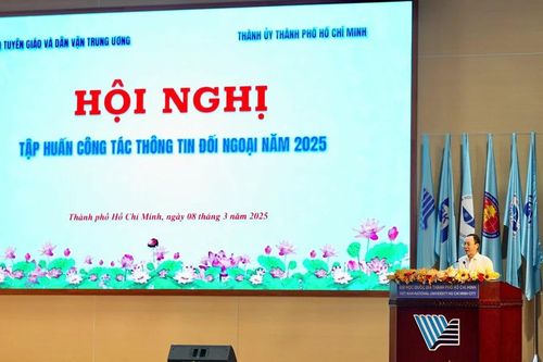 Hội nghị tập huấn công tác thông tin đối ngoại năm 2025