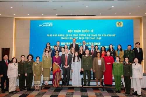 Nâng cao năng lực và tăng cường sự tham gia của phụ nữ trong lĩnh vực thực thi pháp luật