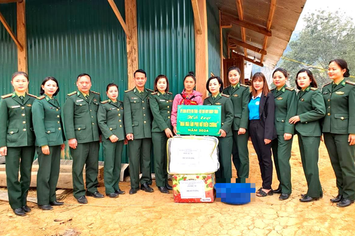 Phụ nữ BĐBP góp sức dựng xây biên cương giàu mạnh
