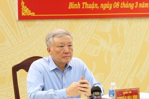 Đoàn kiểm tra của Bộ Chính trị làm việc tại Bình Thuận