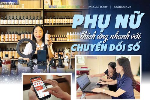 Phụ nữ thích ứng nhanh với chuyển đổi số