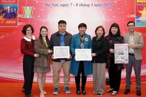 Báo Phụ nữ Việt Nam đoạt 2 giải tại Hội báo Xuân Ất Tỵ - Hà Nội 2025