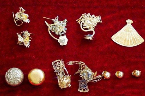 Chiêm ngưỡng bảo vật quốc gia 'Bộ kim phẩm Đền Nghè' ở Hải Phòng