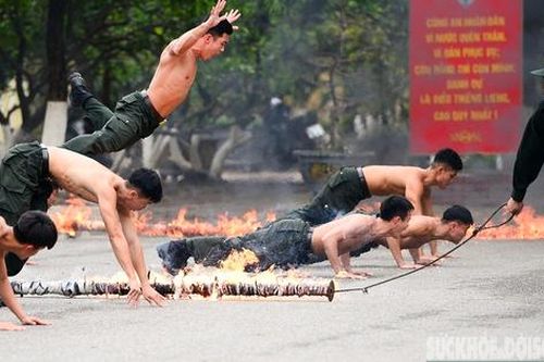 Mãn nhãn màn biểu diễn võ thuật, khí công, tấn công tội phạm của lực lượng cảnh sát