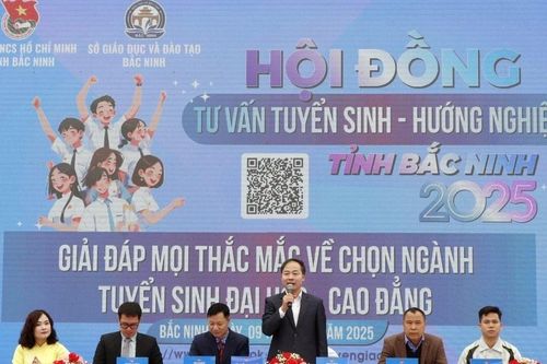 Ngày hội tư vấn tuyển sinh Bắc Ninh 2025 thu hút gần 10.000 học sinh