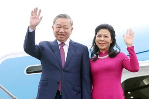 Tổng Bí thư Tô Lâm và Phu nhân rời Hà Nội lên đường thăm Indonesia và Singapore