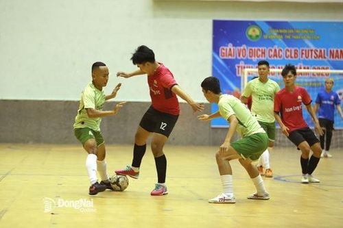 Giải vô địch các câu lạc bộ futsal nam tỉnh Đồng Nai năm 2025: Sữa FC - phường Tam Hiệp độc chiếm ngôi đầu