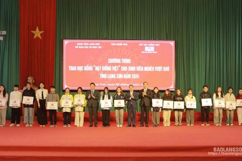 Quỹ Hạt giống Việt trao học bổng cho 25 tân sinh viên có hoàn cảnh khó khăn