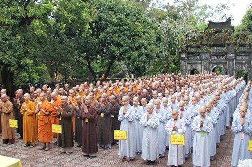 Huế: Khảo thí tuyển giới tử Đại giới đàn Đôn Hậu