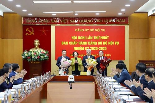 Thành lập Đảng bộ Bộ Nội vụ, Bộ trưởng Phạm Thị Thanh Trà làm Bí thư Đảng ủy
