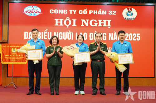 Tổng cục Hậu cần - Kỹ thuật: Công ty Cổ phần 32 chăm lo tốt việc làm, lương thưởng cho người lao động