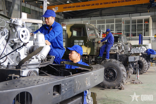 Cục Hậu cần - Kỹ thuật Quân khu 3: Xưởng X81 không ngừng nâng cao chất lượng bảo dưỡng, sửa chữa xe - máy