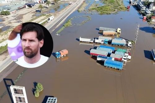 Messi gửi lời chia buồn đến các nạn nhân lũ lụt tại Bahia Blanca