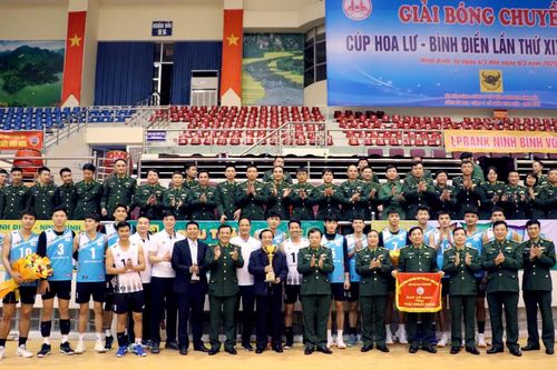 Đội bóng chuyền nam Biên phòng MB lên ngôi vô địch Giải bóng chuyền Cúp Hoa Lư-Bình Điền lần XIX năm 2025