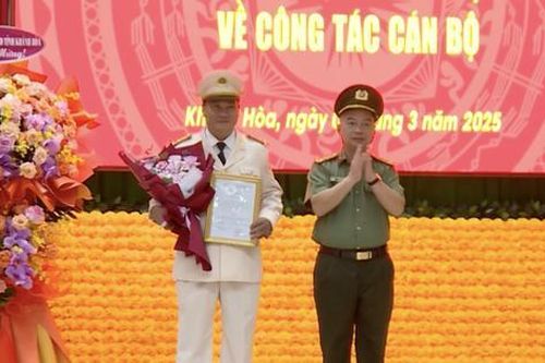 Khánh Hòa có tân Phó Giám đốc Công an tỉnh