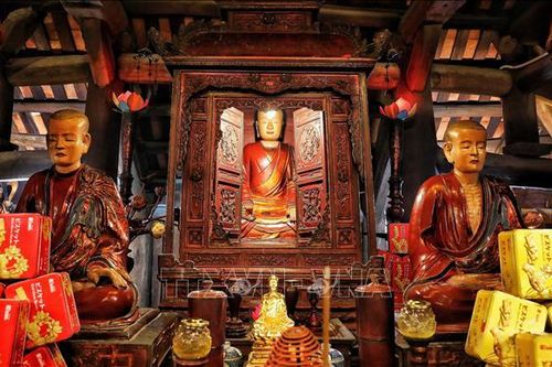 Công bố Bộ tượng Tam Tổ Trúc Lâm chùa Vĩnh Nghiêm (Bắc Giang) là bảo vật Quốc gia
