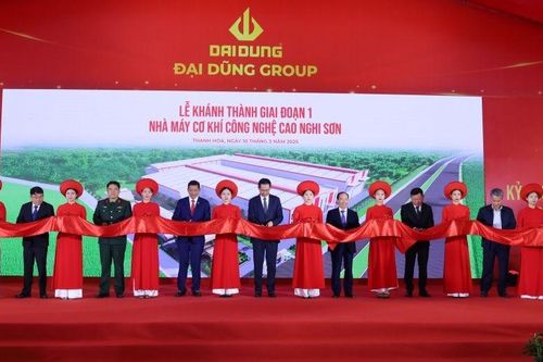 Khánh thành giai đoạn 1 - Nhà máy Cơ khí công nghệ cao Nghi Sơn