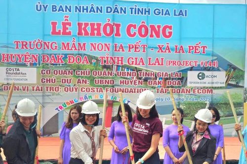 Khởi công Trường Mầm non Ia Pết