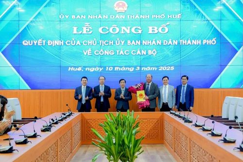 Thành phố Huế: Bổ nhiệm ông Đặng Hữu Phúc làm Giám đốc Sở Công Thương