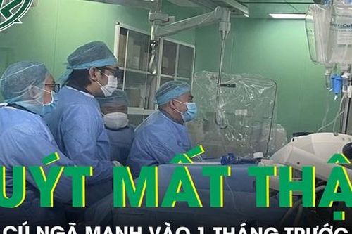 Sau cú ngã người đàn ông suýt mất thận do khối giả phình động mạch khổng lồ