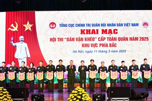 Khai mạc hội thi 'Dân vận khéo' cấp toàn quân năm 2025