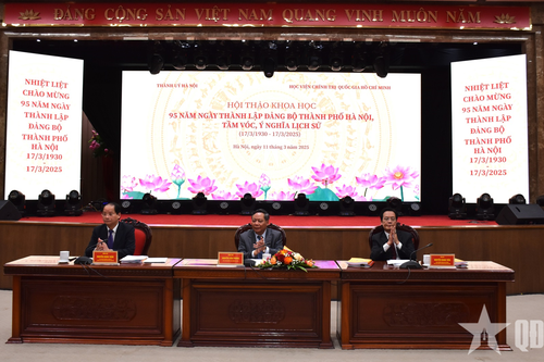 Hội thảo khoa học 95 năm thành lập Đảng bộ Hà Nội