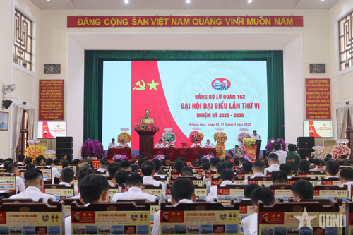 Lữ đoàn 162 tổ chức thành công Đại hội Đảng bộ làm trước