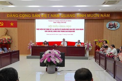 Cán bộ, đảng viên phải vững vàng trước bối cảnh hiện nay