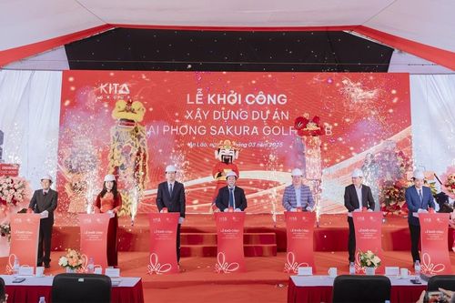 Khởi công dự án tổ hợp sân golf 2.271 tỷ đồng Hai Phong Sakura Golf Club