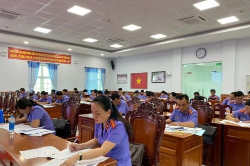VKSND tỉnh Trà Vinh tổ chức cuộc thi kỹ năng nghiệp vụ