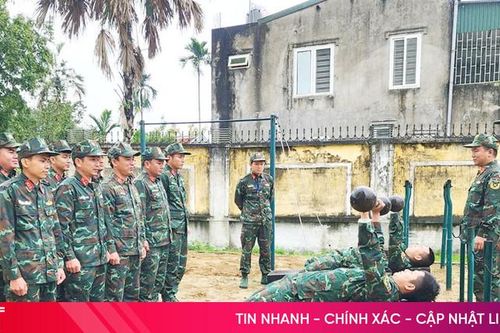 Bộ đội rèn luyện sức khỏe để xây dựng và bảo vệ Tổ quốc