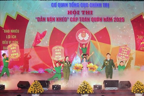 Hội thi 'Dân vận khéo' cấp toàn quân năm 2025