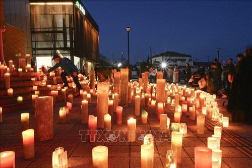 Tưởng niệm 14 năm thảm họa động đất, sóng thần ở Nhật Bản