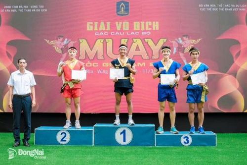 Giải vô địch các câu lạc bộ muay quốc gia 2025: Đồng Nai đoạt 2 huy chương vàng