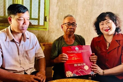Trưởng ban Tuyên giáo và Dân vận Tỉnh ủy Phạm Thị Tố Hải: Thăm, tặng quà các đồng chí nguyên lãnh đạo tỉnh, người có công với cách mạng