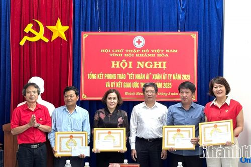 Hội Chữ thập đỏ tỉnh Khánh Hòa: Tổng kết phong trào Tết nhân ái xuân Ất Tỵ 2025