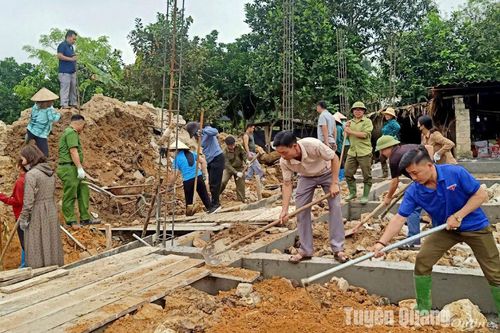 Trung Yên huy động nguồn lực xây dựng nông thôn mới