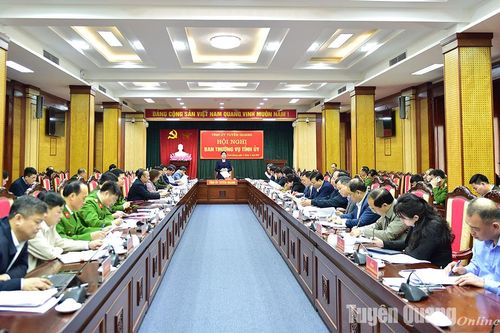 Đảm bảo an ninh, trật tự sau khi kết thúc hoạt động của công an cấp huyện