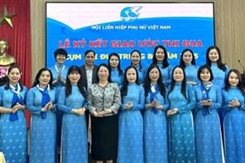 Phụ nữ Cụm thi đua Trung Bộ ký kết giao ước thi đua năm 2025