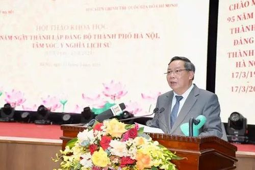 Hội thảo khoa học 95 năm thành lập Đảng bộ TP.Hà Nội