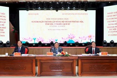 Tự hào 95 năm ngày thành lập Đảng bộ TP. Hà Nội