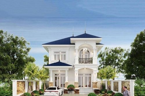 Mẫu nhà ống tân cổ điển 2 tầng đẹp long lanh