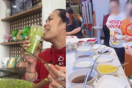 Những vụ nếm thử đồ ăn gây tranh cãi: Từ chủ quán trà sữa đến khách ăn buffet