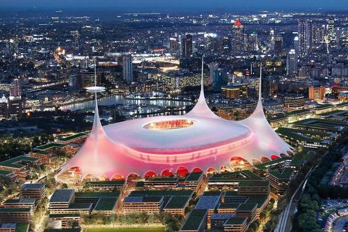 Sân Old Trafford mới của MU đẹp như mơ