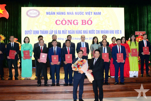 Công bố quyết định thành lập và ra mắt Ngân hàng Nhà nước Chi nhánh Khu vực 9