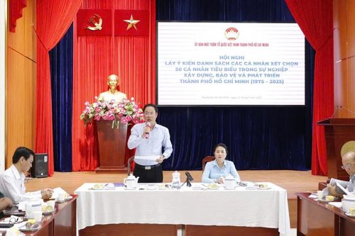 Xét chọn 50 cá nhân tiêu biểu trong sự nghiệp xây dựng, bảo vệ, phát triển TPHCM