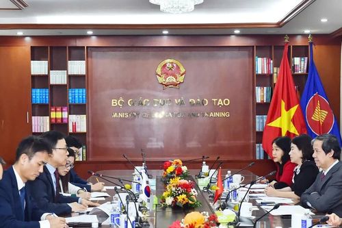 Tiếp tục thúc đẩy hợp tác giáo dục giữa Việt Nam và Hàn Quốc