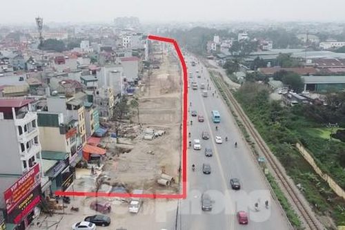Cải tạo 4,8 km đường cửa ngõ Hà Nội 15 năm chưa xong